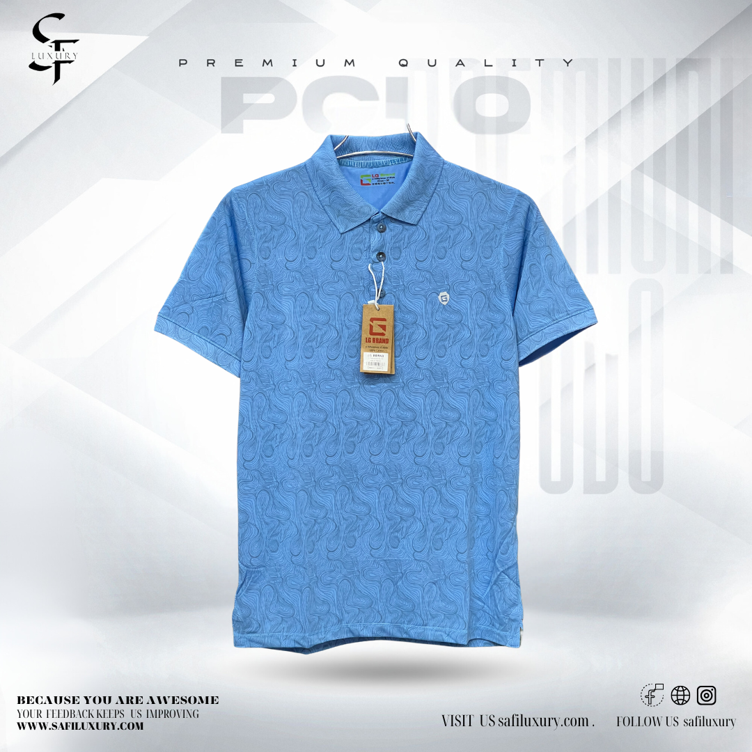 Men's Printed Polo T-Shirt - Image 3