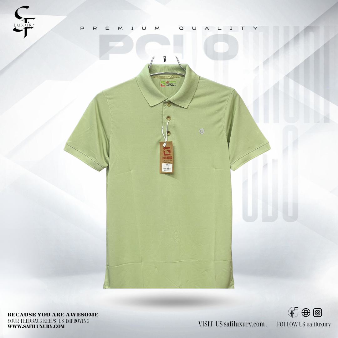 New Solid Polo T-shirt For Man - Image 3