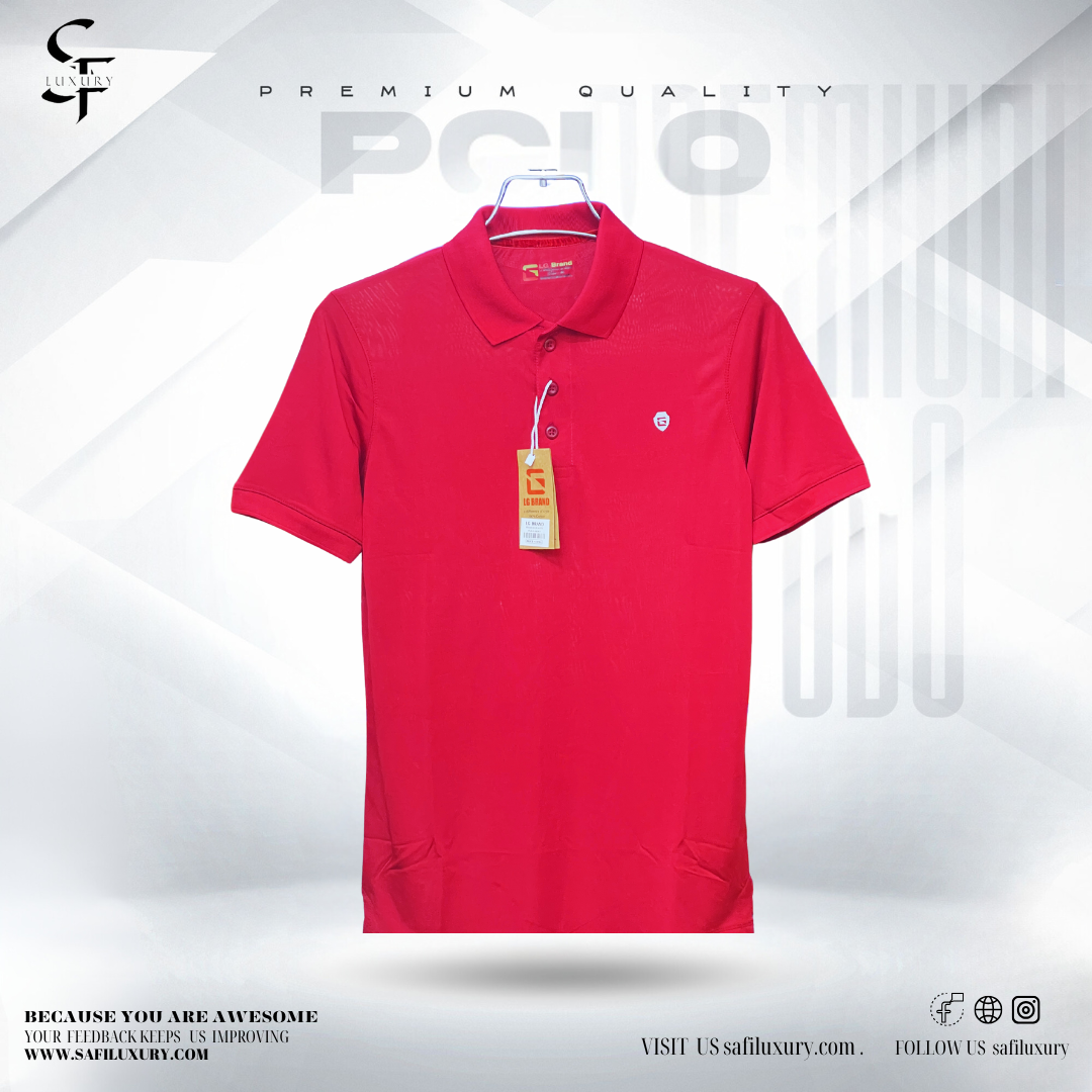 New Solid Polo T-shirt For Man - Image 4