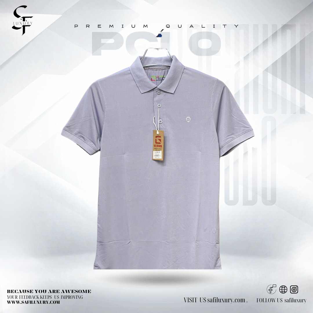 New Solid Polo T-shirt For Man - Image 2