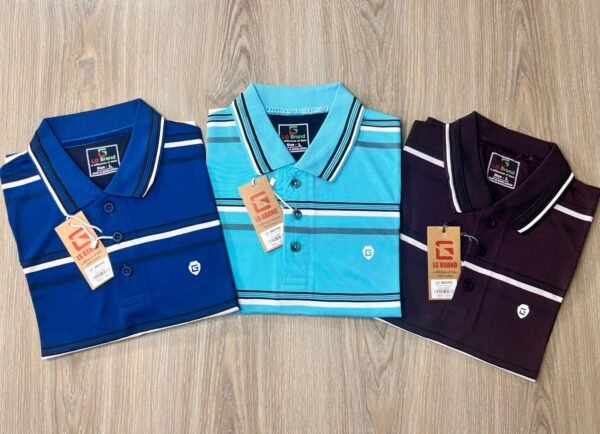 Premium 3 Pcs Stripe Polo Combo Pack 129