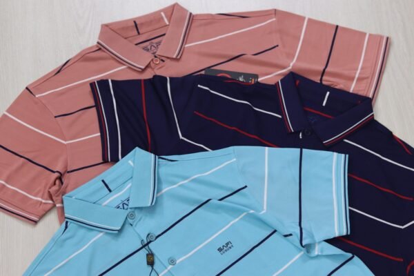 Premium 3 Pcs Stripe Polo Combo Pack 120